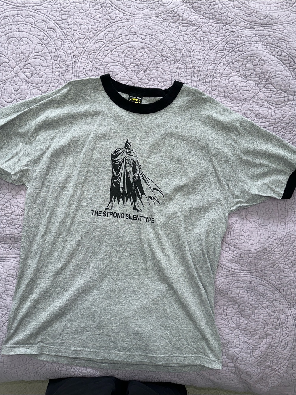 Vintage and rare Warner Bros. Batman “The Strong Silent Type” t-shirt (2XL)